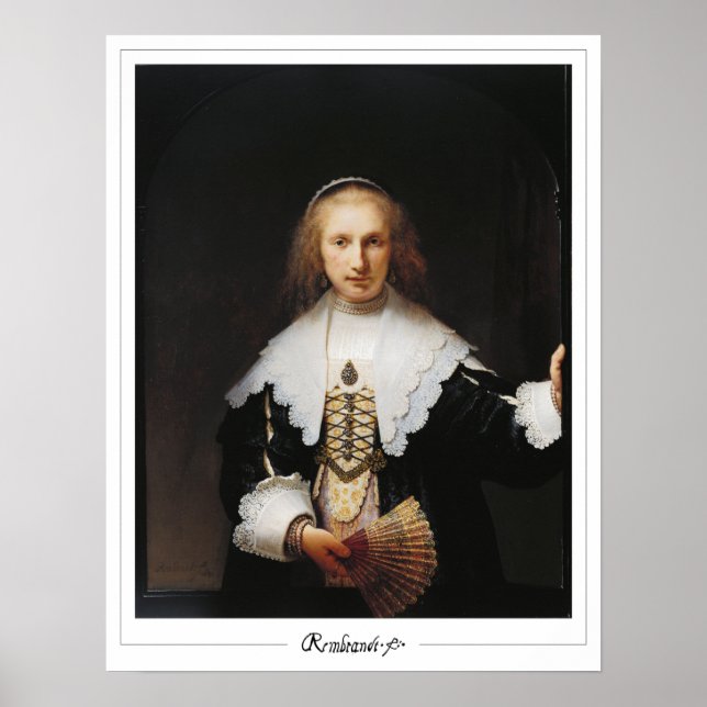 Rembrandt van Rijn Zedign Art Poster nº 212 (Frente)
