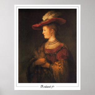 Rembrandt van Rijn Zedign Art Poster nº 27