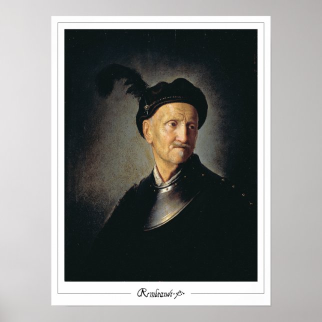 Rembrandt van Rijn Zedign Art Poster nº 284 (Frente)