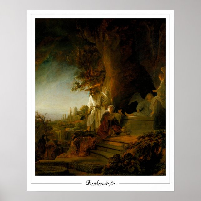 Rembrandt van Rijn Zedign Art Poster nº 32 (Frente)