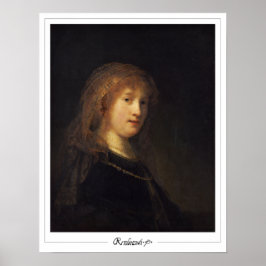 Rembrandt van Rijn Zedign Art Poster nº 4