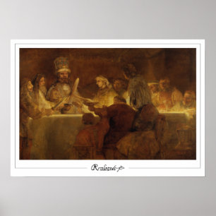 Rembrandt van Rijn Zedign Art Poster nº 615