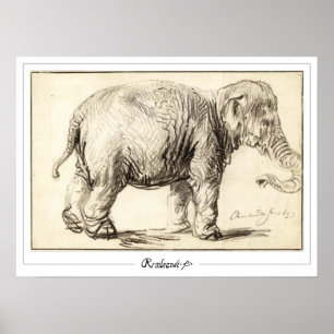 Rembrandt van Rijn Zedign Art Poster nº 78