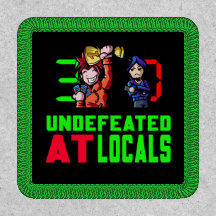 Remendo de Logo Invicto nos Locais