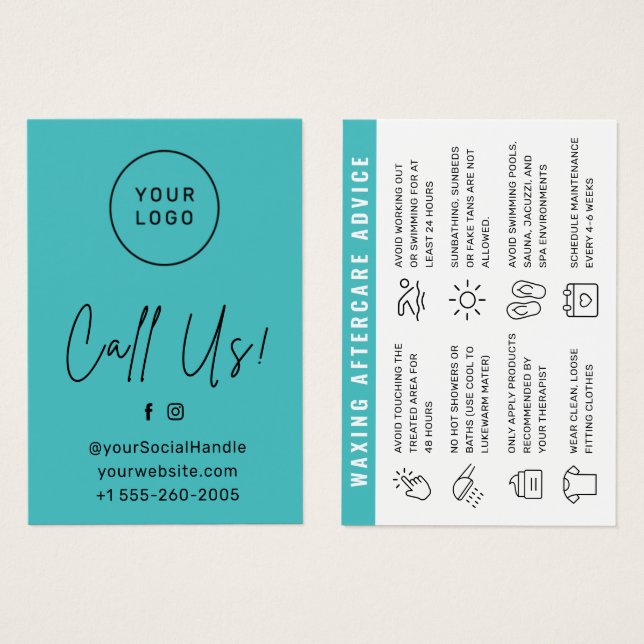 Remoção Do Cabelo Da Placa De Aterro Turquesa (Frente & Verso)