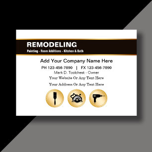 Remodelação de Cartões de visitas