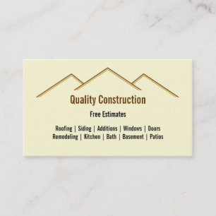 Remodelação de casa / Cartão de visita de construç