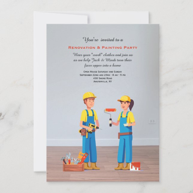 Remodelando o convite de festas (Frente)