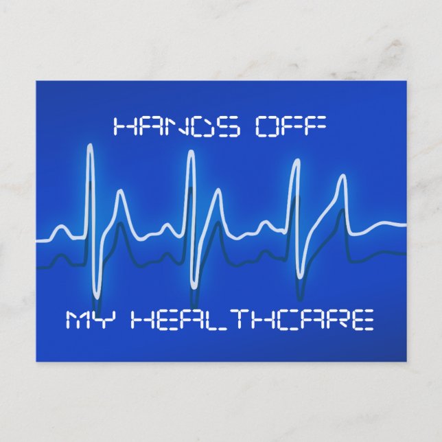 Remova meu cartão postal de assistência médica (Frente)