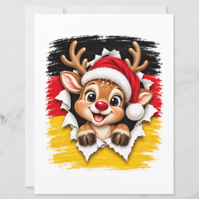Rena de Natal alemã (Frente)
