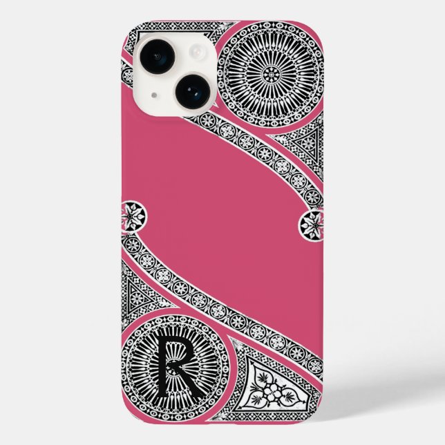 RENAISSANCE ARCHITECT Strawberry Ice Pink Monogram (Verso)