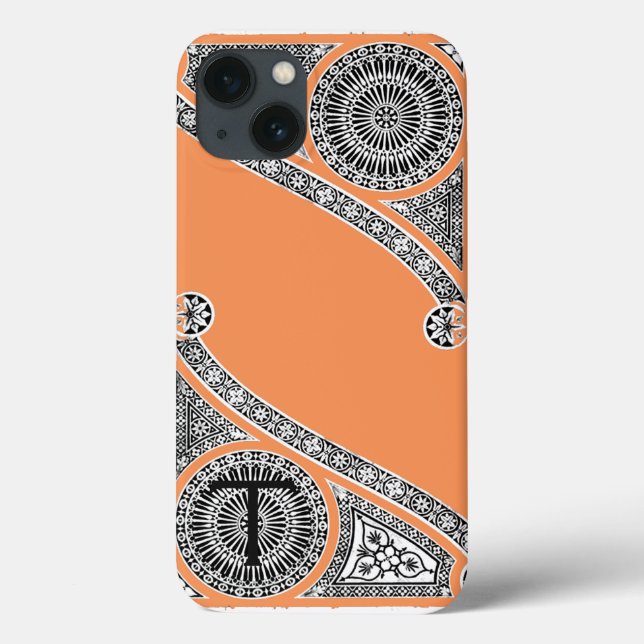 RENAISSANCE ARCHITECT Tangerine Orange Monograma (Verso)