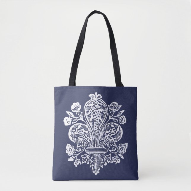 Renascentista francês Fleur de Lis Bolsa (Frente)