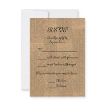 Renascentista Lady e Knight Medieval Wedding RSVP