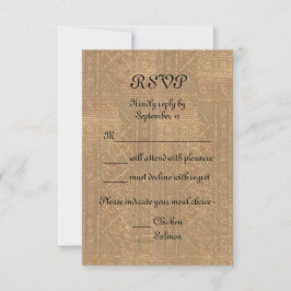 Renascentista Lady e Knight Medieval Wedding RSVP