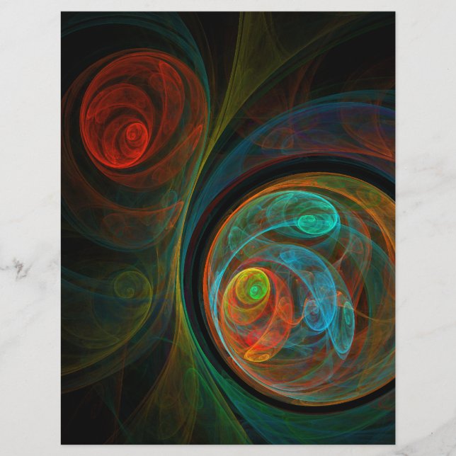 Renascimento Abstrato Art Letterhead (Frente)