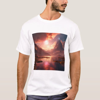 "Renascimento Seraphim: A Camiseta Fantasia 3D do 
