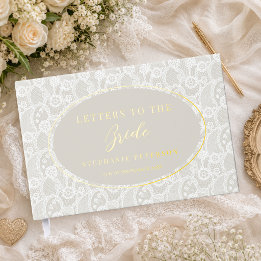 Renda Coquete Ivory & Letras Brancas para a Noiva