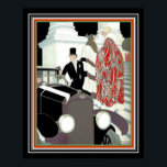 Rene Vincent Art Deco Impressão "Automobilia" 16 x<br><div class="desc">René Vincent,  Cobrir art for Automobilia,  julho de 1922</div>