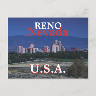 Reno E.U.A. Cartão Postal