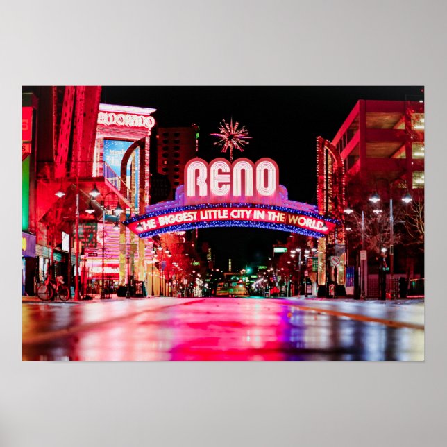 Reno, Nevada poster (Frente)