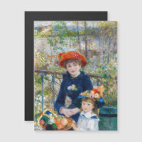 Renoir - Duas irmãs no Cartão Magnético Terrace