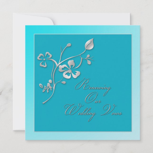 Renovando Convite de Vows de Casamento (Frente)