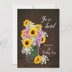 Renovando nossos votos de casamento - convite do