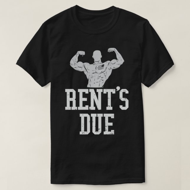 Rent's Due For Weightlifter Pullover  (Frente do Design)