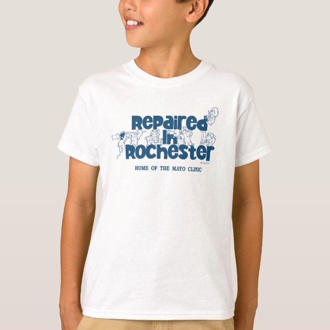 Reparado na t-shirt de Rochester (The Original) (Frente)