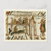 Réplica de cartão postal antigo, Tapeçaria de Baye