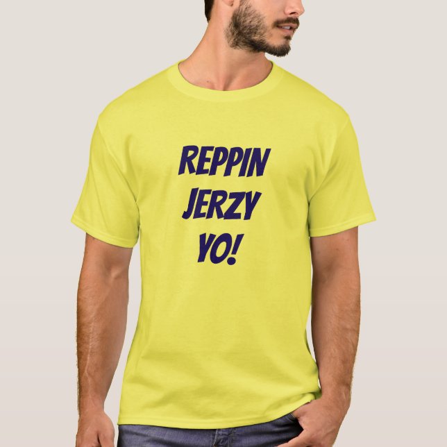 Reppin Jerzy Yo Men's T-Shirt (Frente)