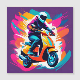 Representação Artística Colorida de uma Pessoa Pil