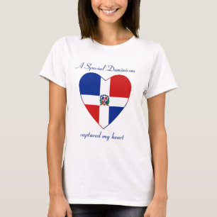 Representante dominiquense. T-shirt do querido da