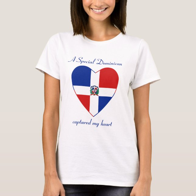 Representante dominiquense. T-shirt do querido da (Frente)