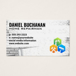 Representante  Parede de tijolos pintada