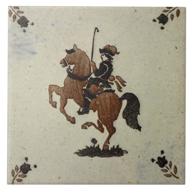 Repro Vintage - azulejos Extraordinários Castanhos (Frente)