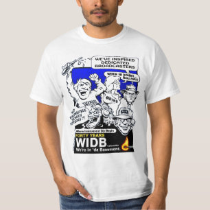 Reprodução da camisa do aniversário de WIDB