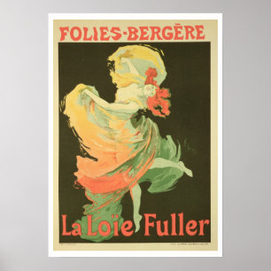 Reprodução de um anúncio de Poster 'Loie Fuller'