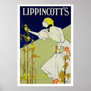 Reprodução de um poster publicando "Lippincott's