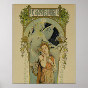 Reprodução de uma poster publicitando a ópera "Me