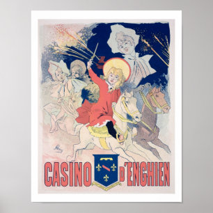 Reprodução de uma propaganda de poster 'o casino