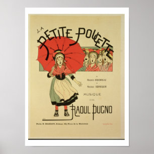 Reprodução de uma propaganda de poster o operett