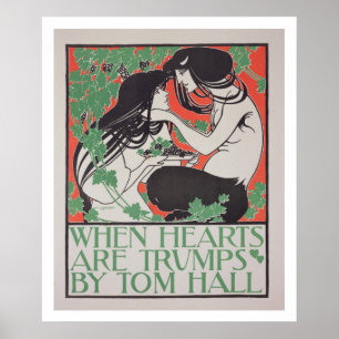 Reprodução de uma propaganda de poster 'quando