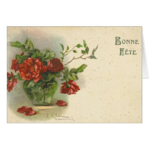 Reprodução do cartão do vintage de Catherine Klein