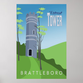 Reproduza o Poster de retrorização da torre