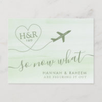 Reprogramando Anúncio Verde de Casamento de Praia