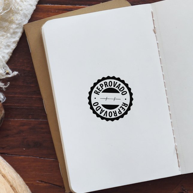 Reprovado, Carimbo de Borracha Português (Criador carregado)