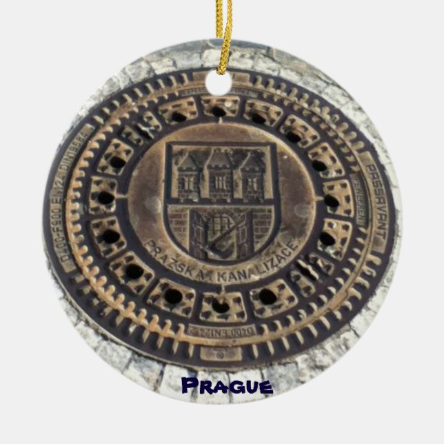 República checa do ornamento do cobrir da rua de (Frente)