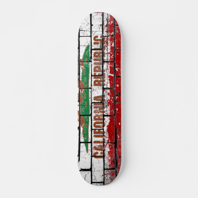 República da Califórnia - skateboard (Frente)